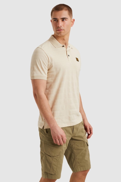 PME legend short sleeve polo jacquard jersey
